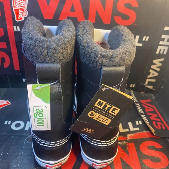 Vans Men's 4/Women's 5.5 MTE Standard Snow Black/White VN0A5JI1Y28 NIB - Picture 4 of 12
